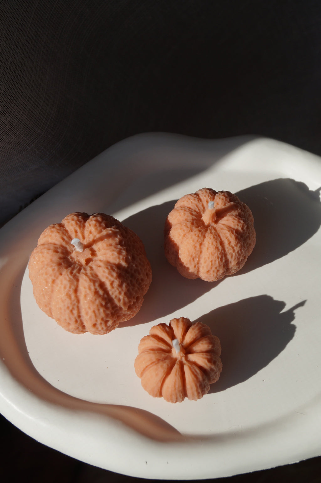 Kürbis Kerzen Set