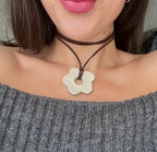 Kette Keramikblume