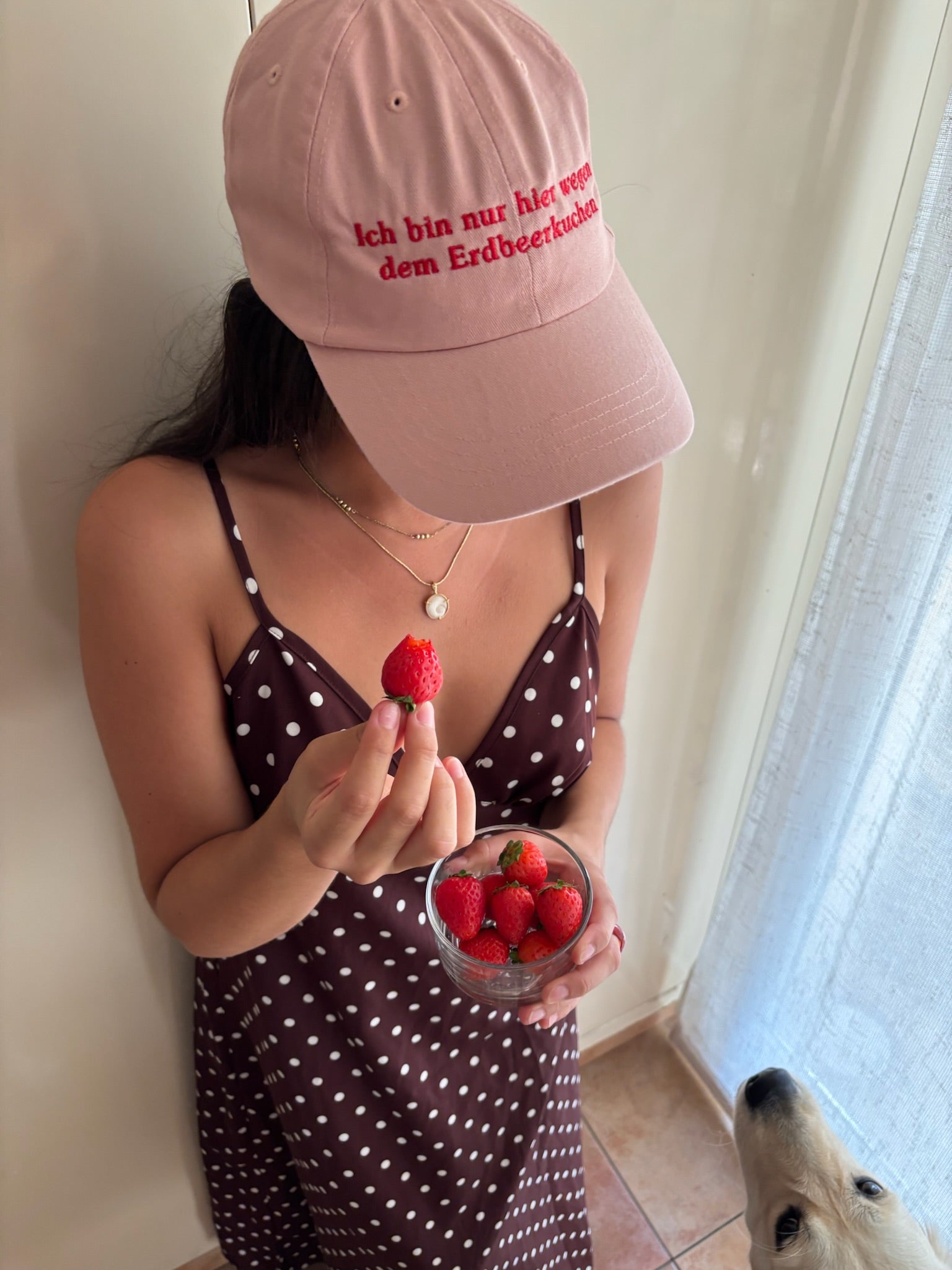 Cap - Ich bin nur hier wegen dem Erdbeerkuchen