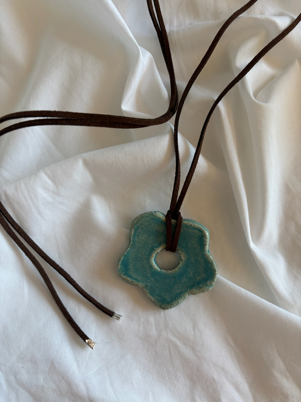 Kette Keramikblume