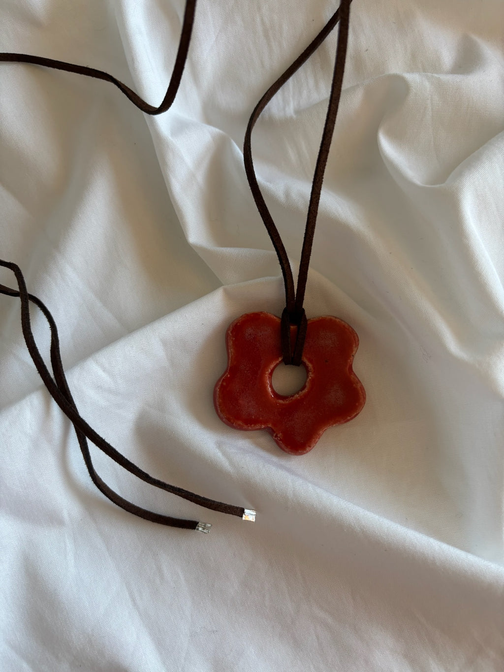 Kette Keramikblume